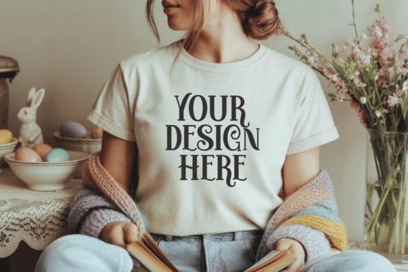 Comfort Colors 1717 Easter TShirt Mockup - Download Now