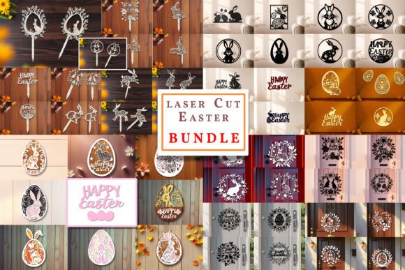 Big Laser Cut Easter SVG Bundle - Download Now