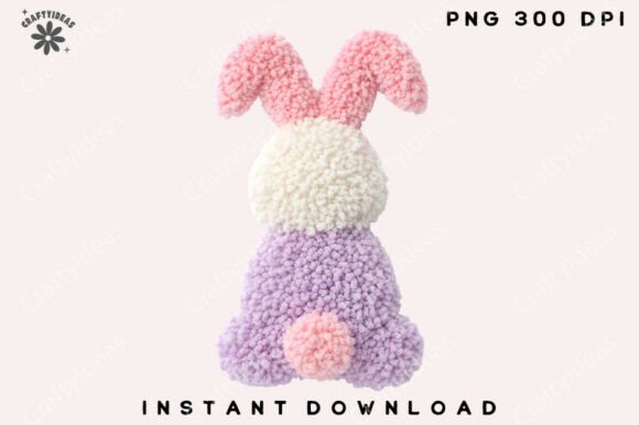 Crochet Easter Bunny Png Yarn Easter Png - Download Now