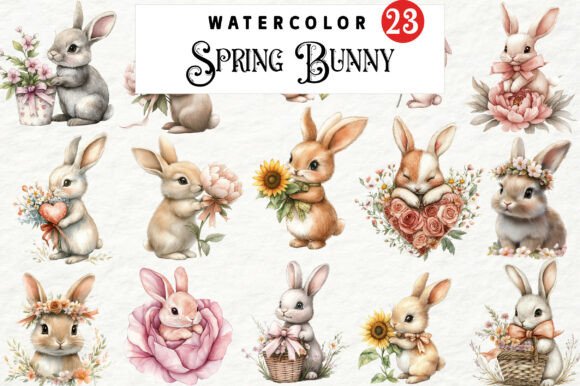 Spring Bunny Clipart - Download Now