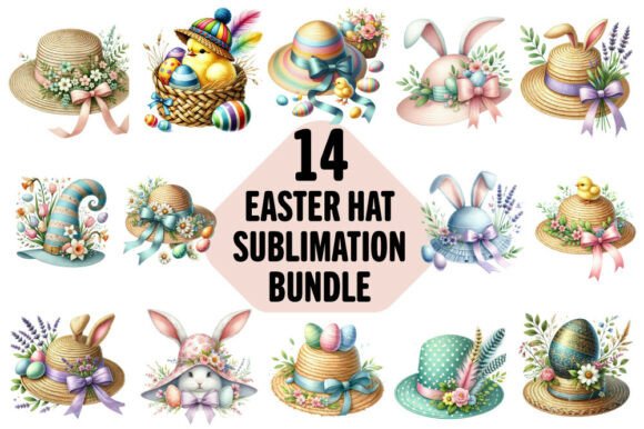 Easter Hat Sublimation Bundle - Download Now
