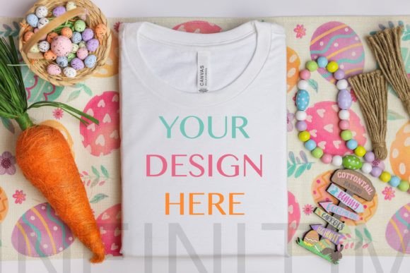 Easter Tshirt Mockup Bella Canvas Mockup - Download Now